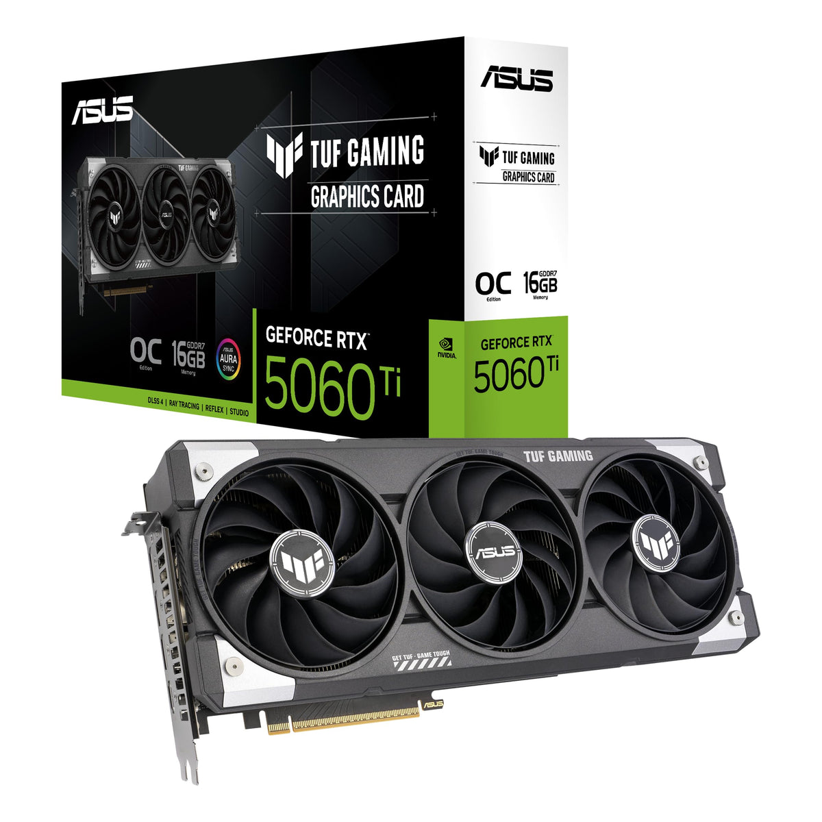 ASUS TUF Gaming GeForce RTX 5060 Ti OC Edition 16GB Gaming Grafikkarte - 90YV0MG0-M0NA00
