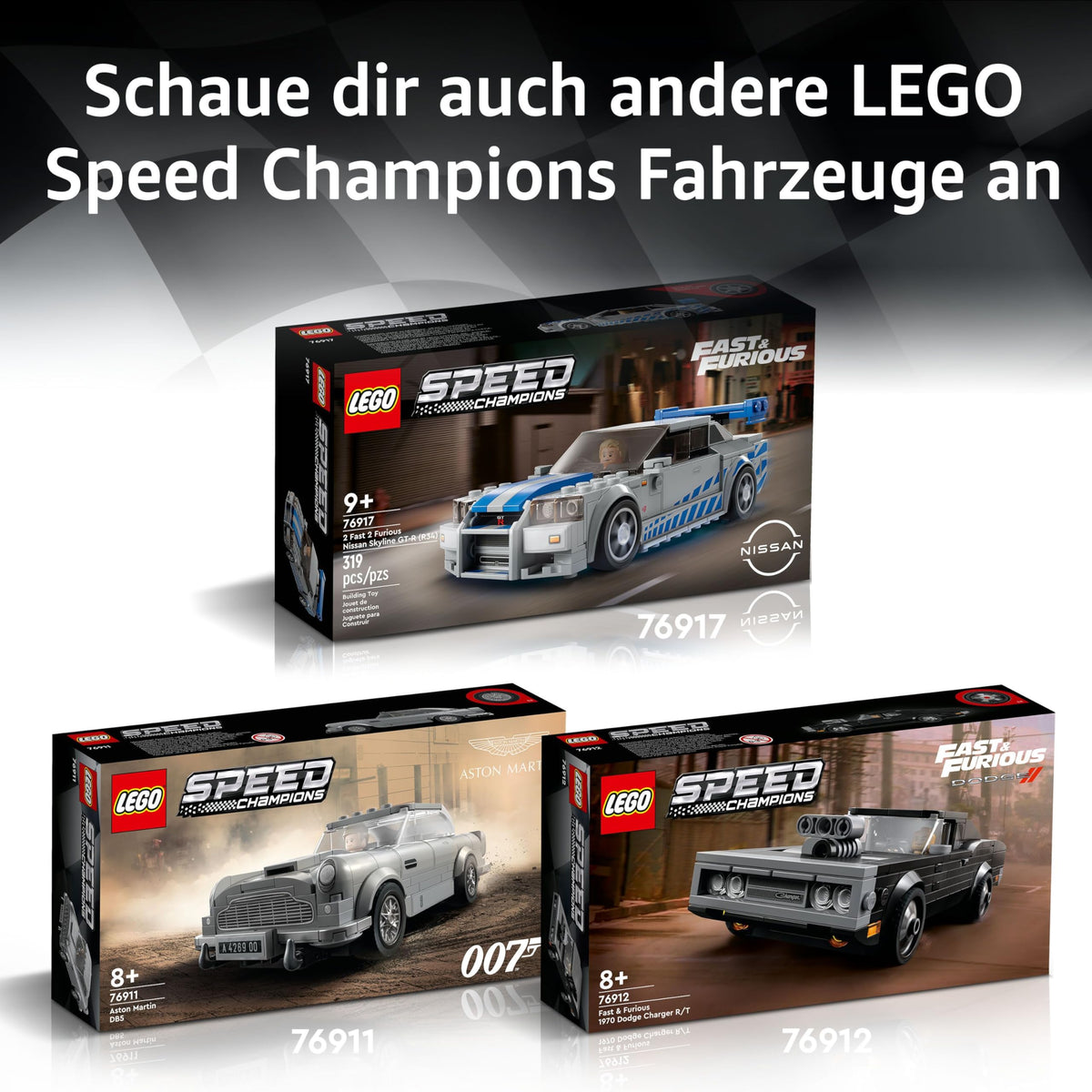 LEGO Speed Champions 2 Fast 2 Furious – Nissan Skyline GT-R (R34) 76917
