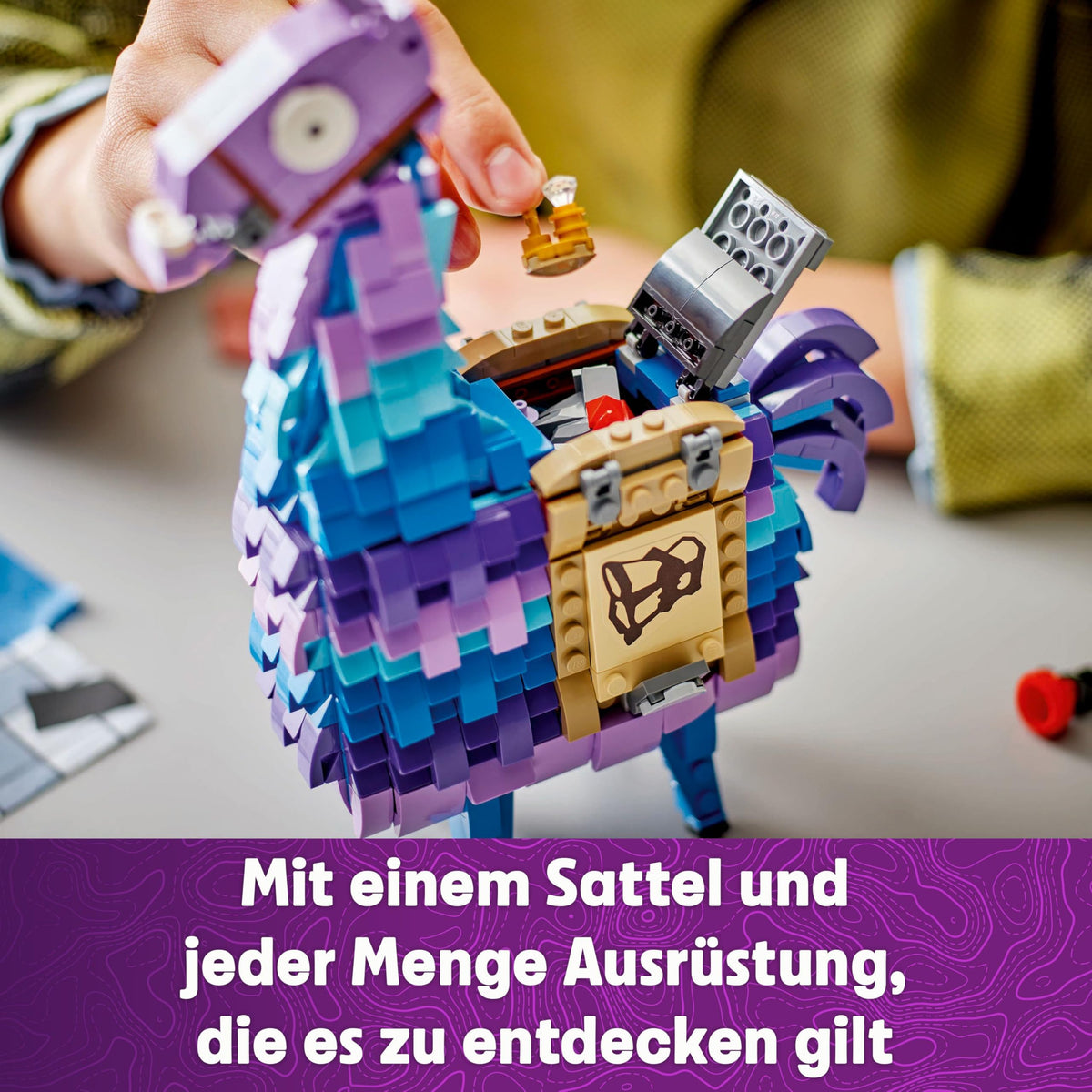 LEGO Fortnite Supply Llama Toy - Build & Collect Playset from the Video Game - Accessories like Slurp Juice - Gaming Playset - Gamer Gift for Boys, Girls, and Teenagers aged 12 and up - 77071