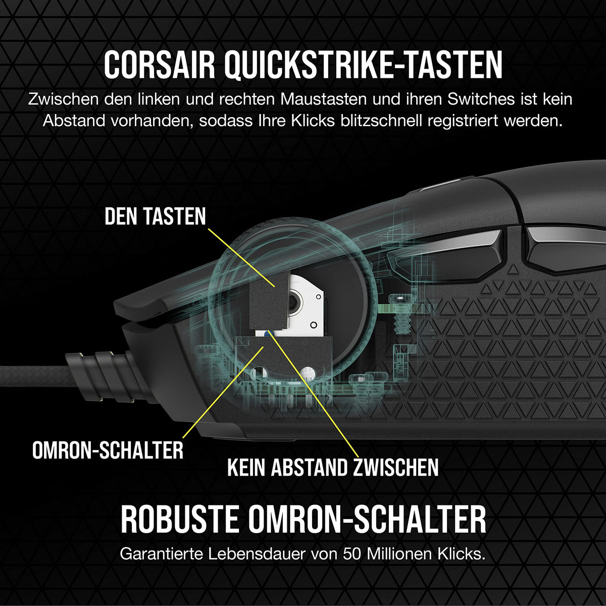 Corsair KATAR PRO XT Wired Ultra-Light FPS Gaming Mouse - Black - CH-930C111-EU
