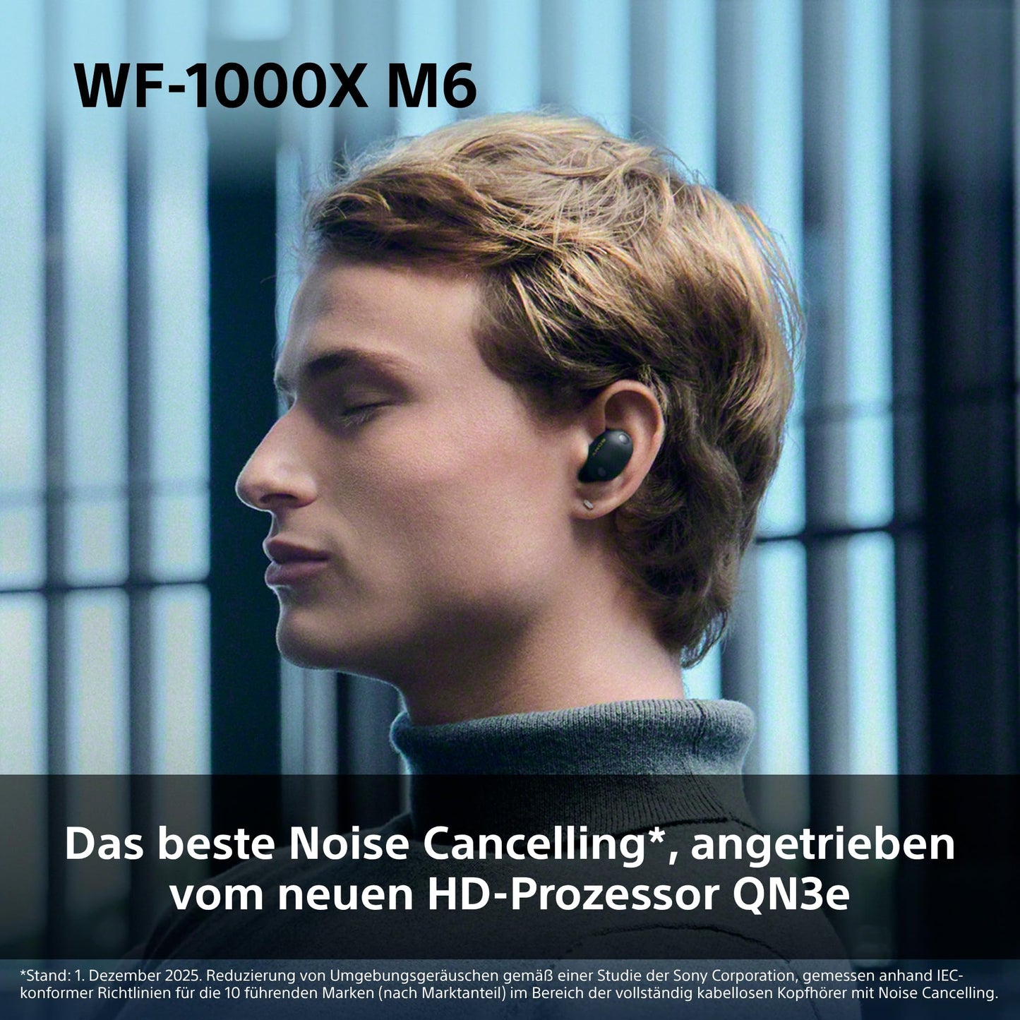Sony WF-1000XM6 Flagship Wireless Noise Canceling Headphones, Bluetooth, In-Ear Headphones, Sony Hi-Res Sound, Clear Calls, 10-Band EQ, 24 Hour Battery Life (NC On), IPX4 - Silver - WF1000XM6S.CE7