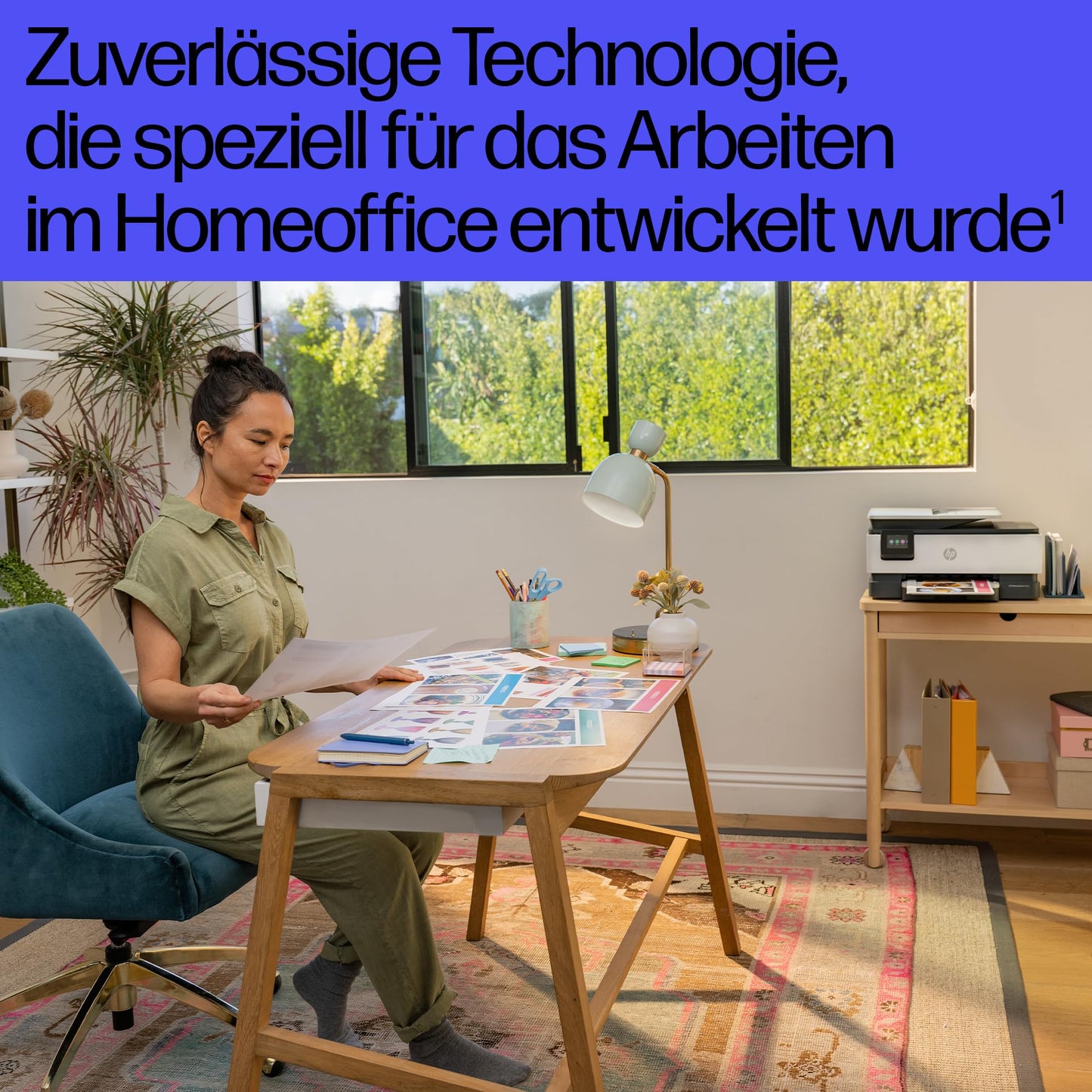 HP OfficeJet Pro 8132e multifunction printer, 6 months free printing Instant Ink included, printer, scanner, copier, fax, WLAN, LAN, duplex, ePrint, Airprint, Basalt - 40Q45B#629