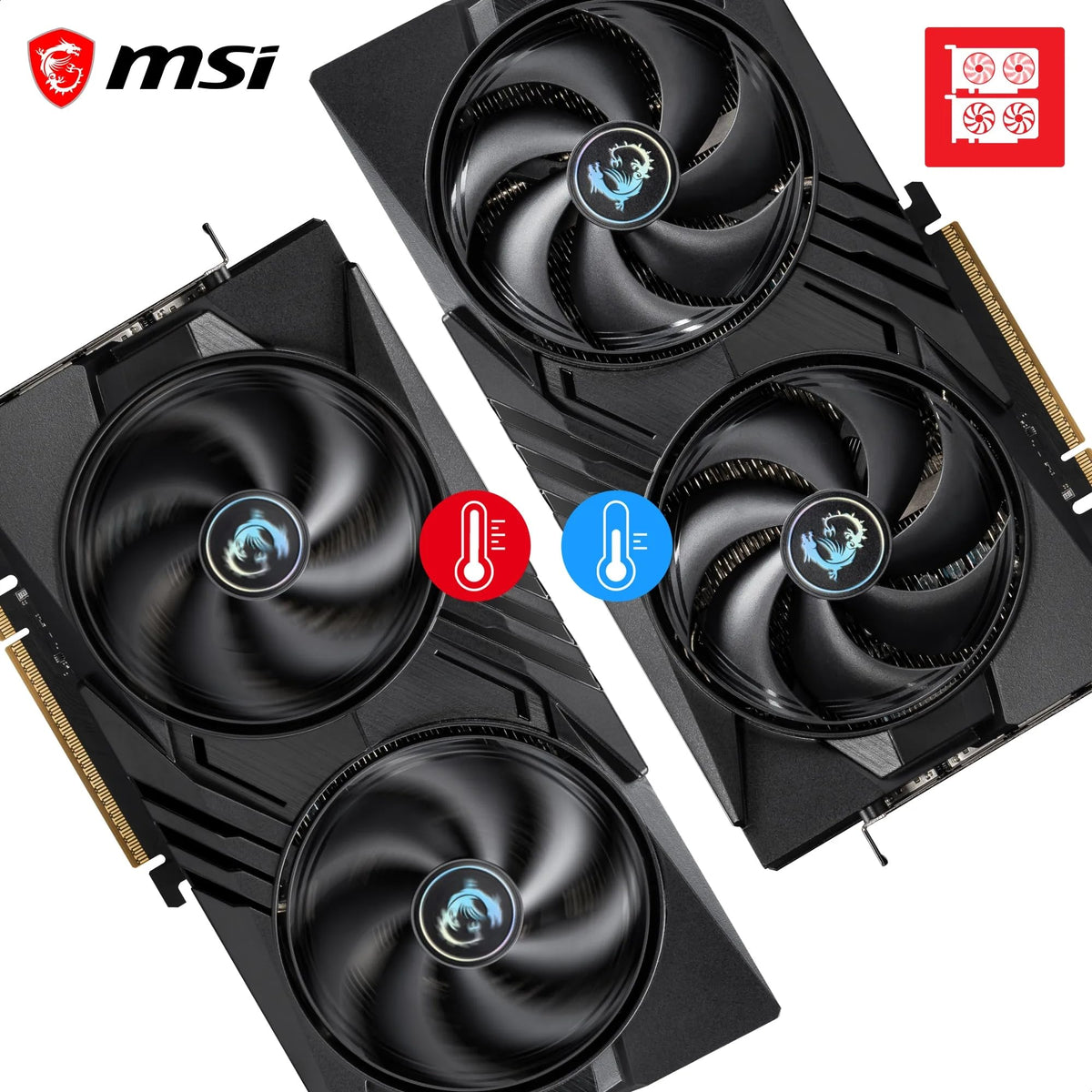 MSI GeForce RTX 5060 8G Gaming OC - 8GB GDDR7 (28Gbps/128-bit), PCIe 5, Boost: 2625 Hz, HDMI 2.1b, DisplayPort 2.1b - GEFORCE