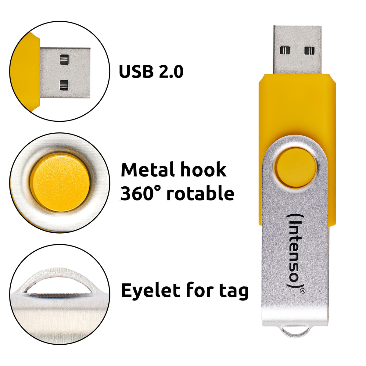 Intenso 5X 32GB Office Line USB Stick Set - Super Speed USB 3.2 Gen 1 - 3543585