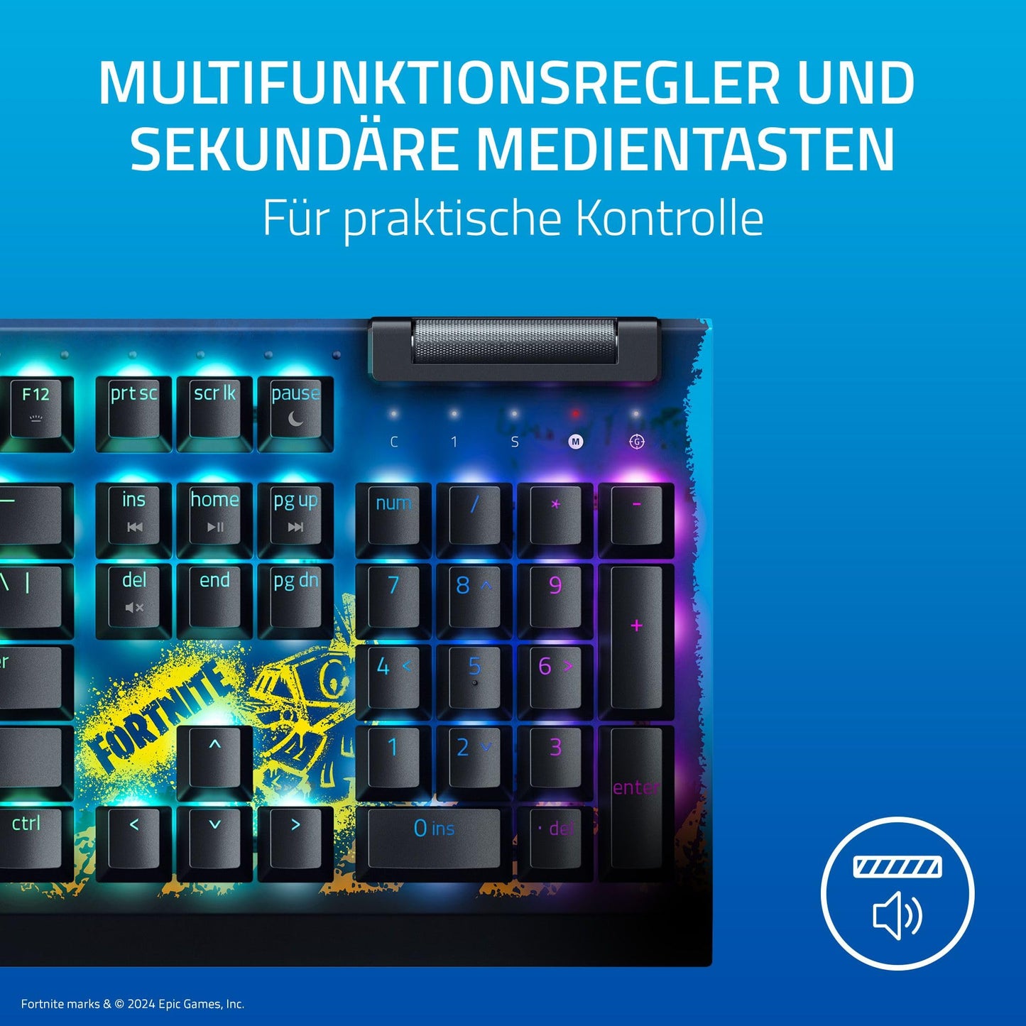 Razer BlackWidow V4 Fortnite - RZ03-04703600-R3M1