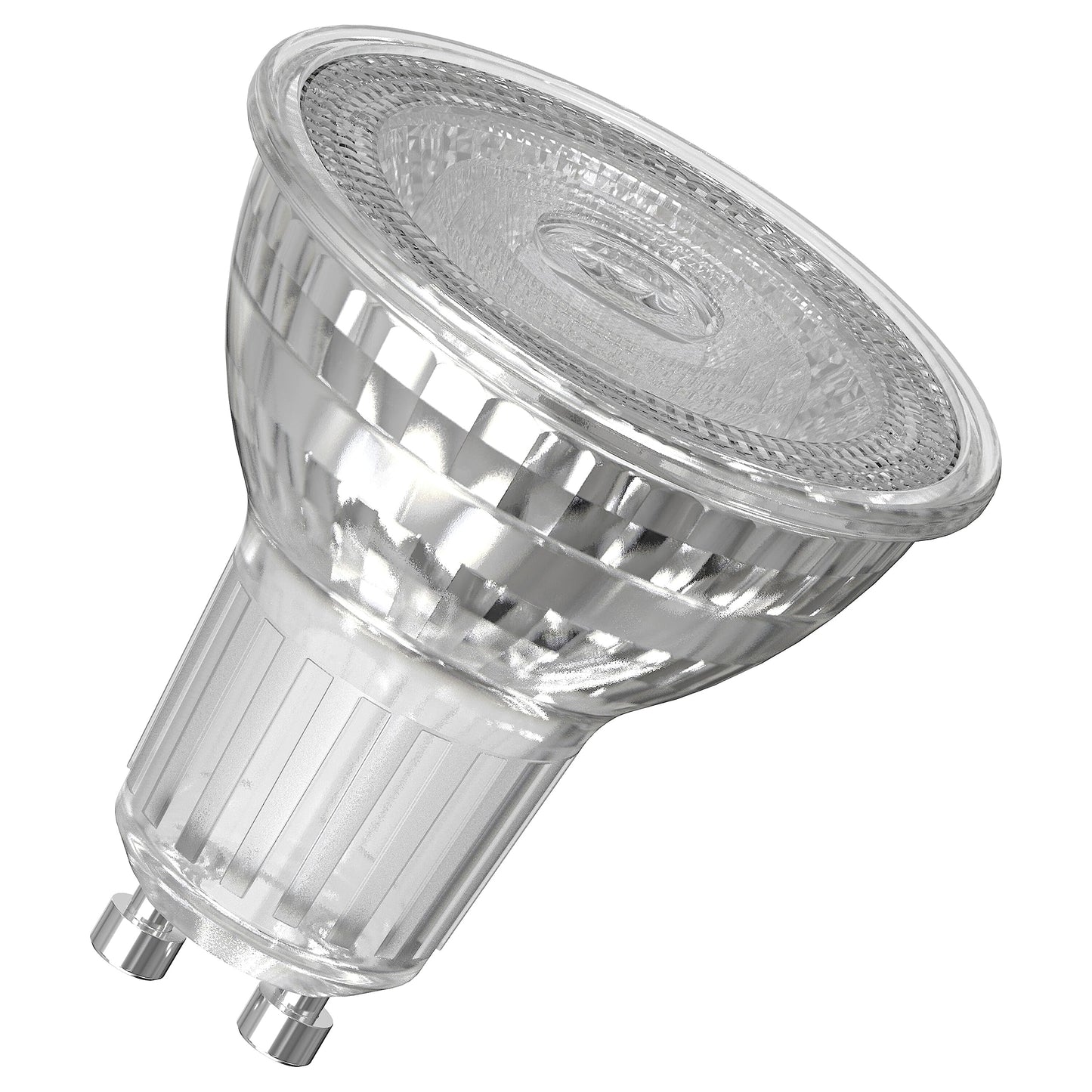 Osram LED Star Value PAR16 LED lamp for GU10 base, reflector lamp, GL, 575 lumens, cold white (4000K), replacement for conventional 80W light bulbs, not dimmable, pack of 10 - 4058075096790