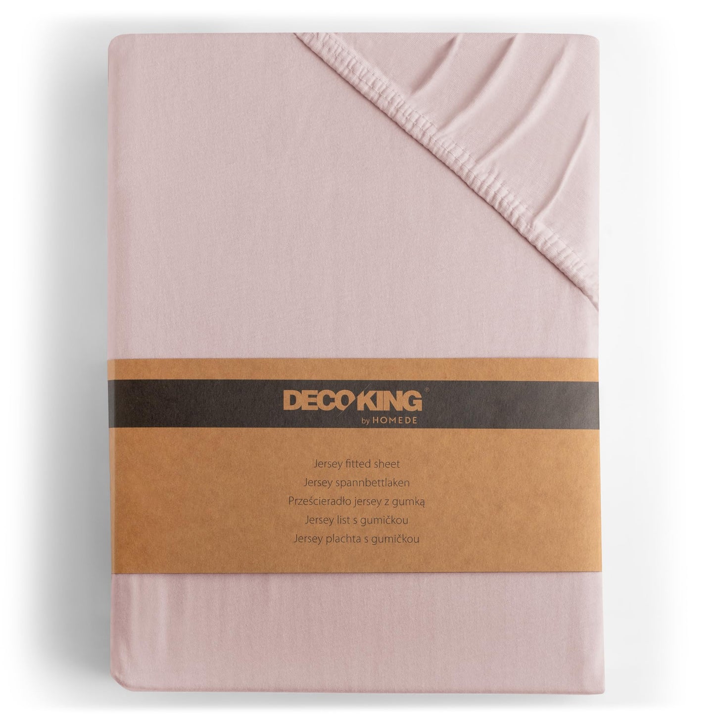 DecoKing fitted sheet 200x220 220x240 cm 100% combed cotton purple fitted sheets jersey box spring bed Amber 200 x 220 220 x 240