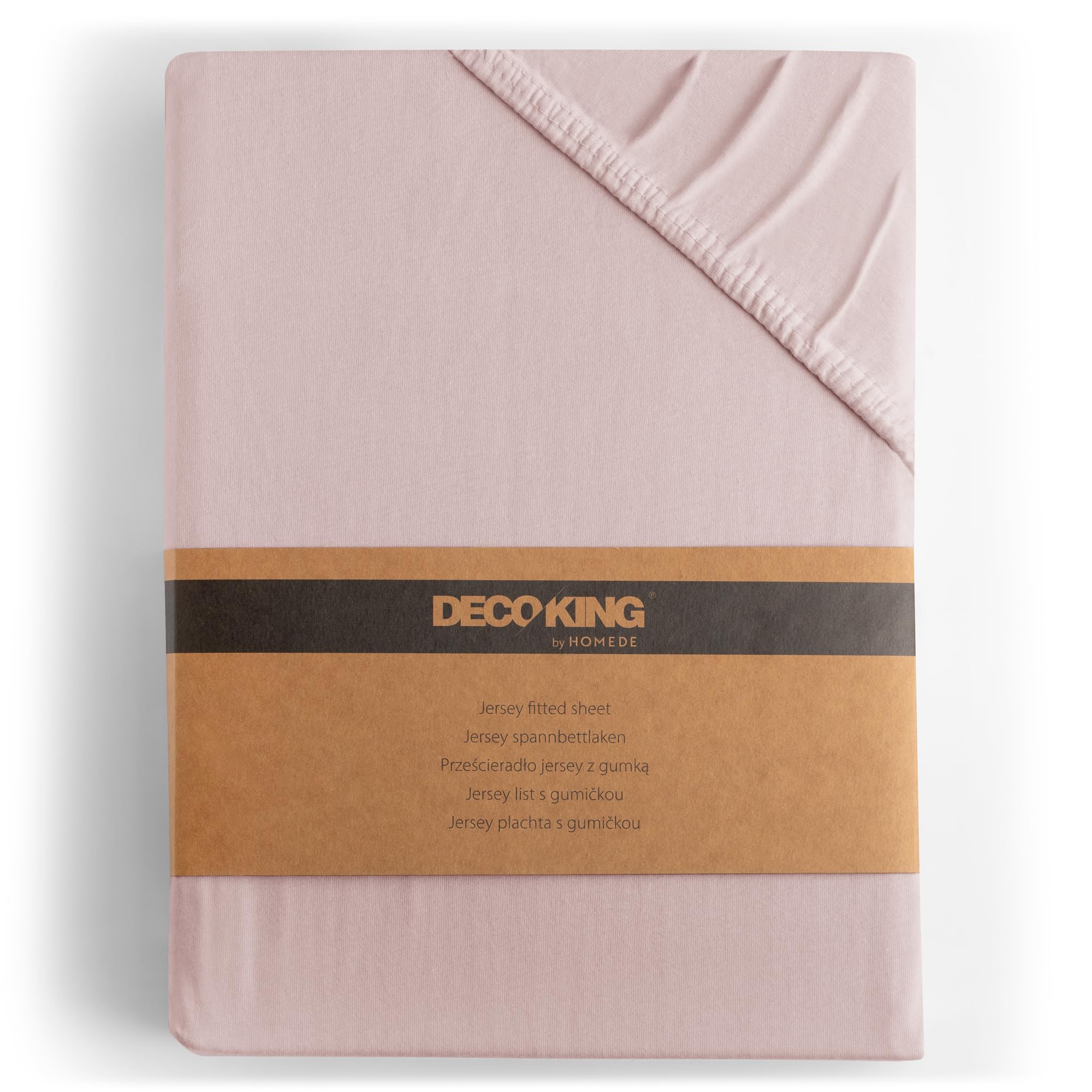 DecoKing cearșaf cu elastic 200x220 220x240 cm 100% bumbac pieptănat cearșafuri cu elastic mov pat boxspring Amber 200 x 220 220 x 240