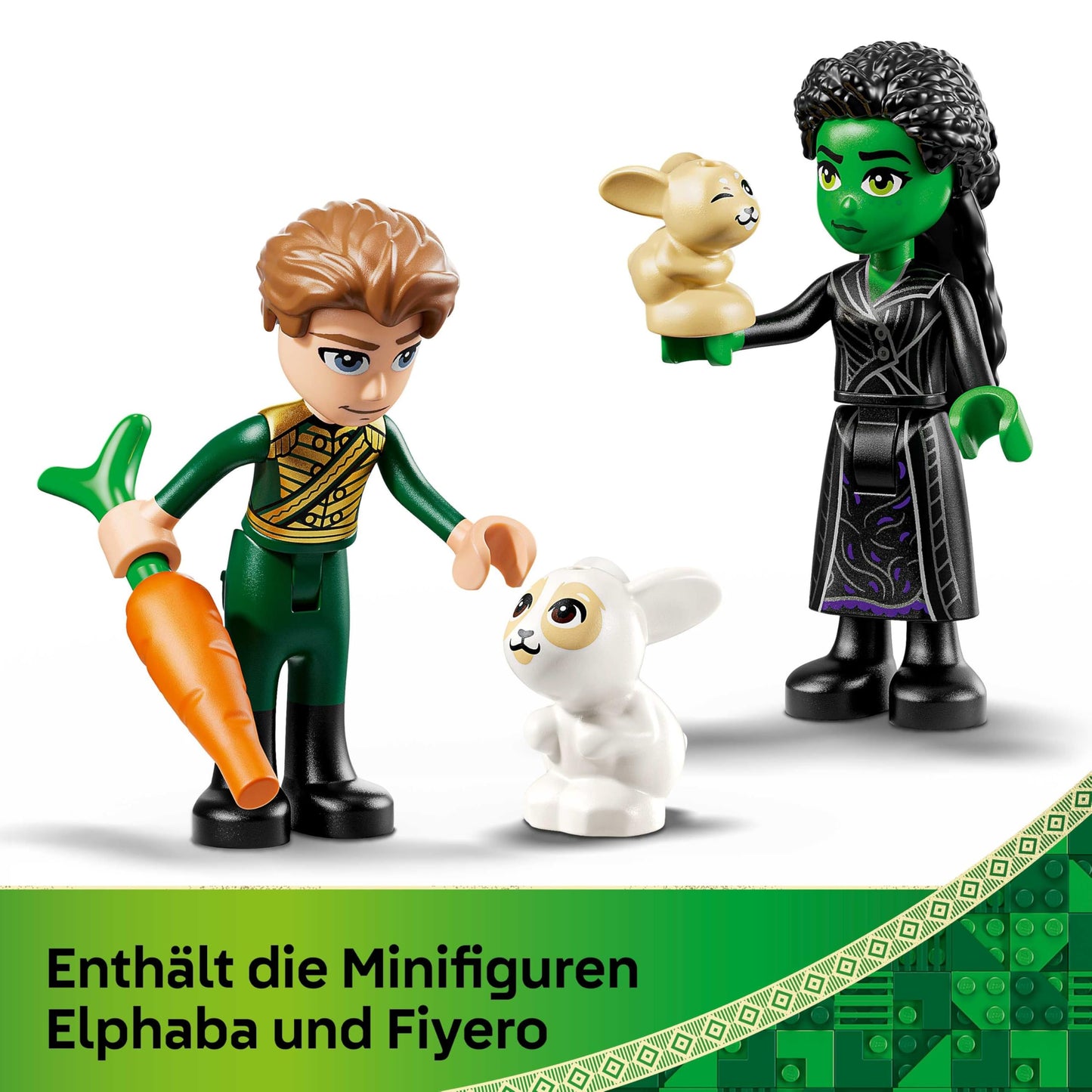 LEGO Wicked Elphaba's Hideout - Forest building set with 2 minifigures and 2 animal figures with accessories - Model building playset to collect - Children's gift for girls, boys and film fans aged 7 and over - 75687