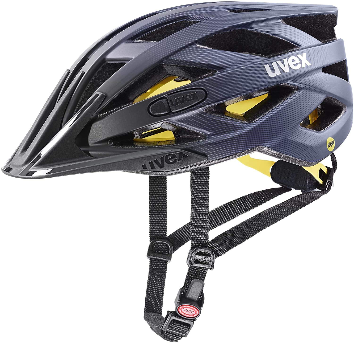 uvex i-vo cc MIPS bicycle helmet, midnight silver matt, 56-60 cm - S413613