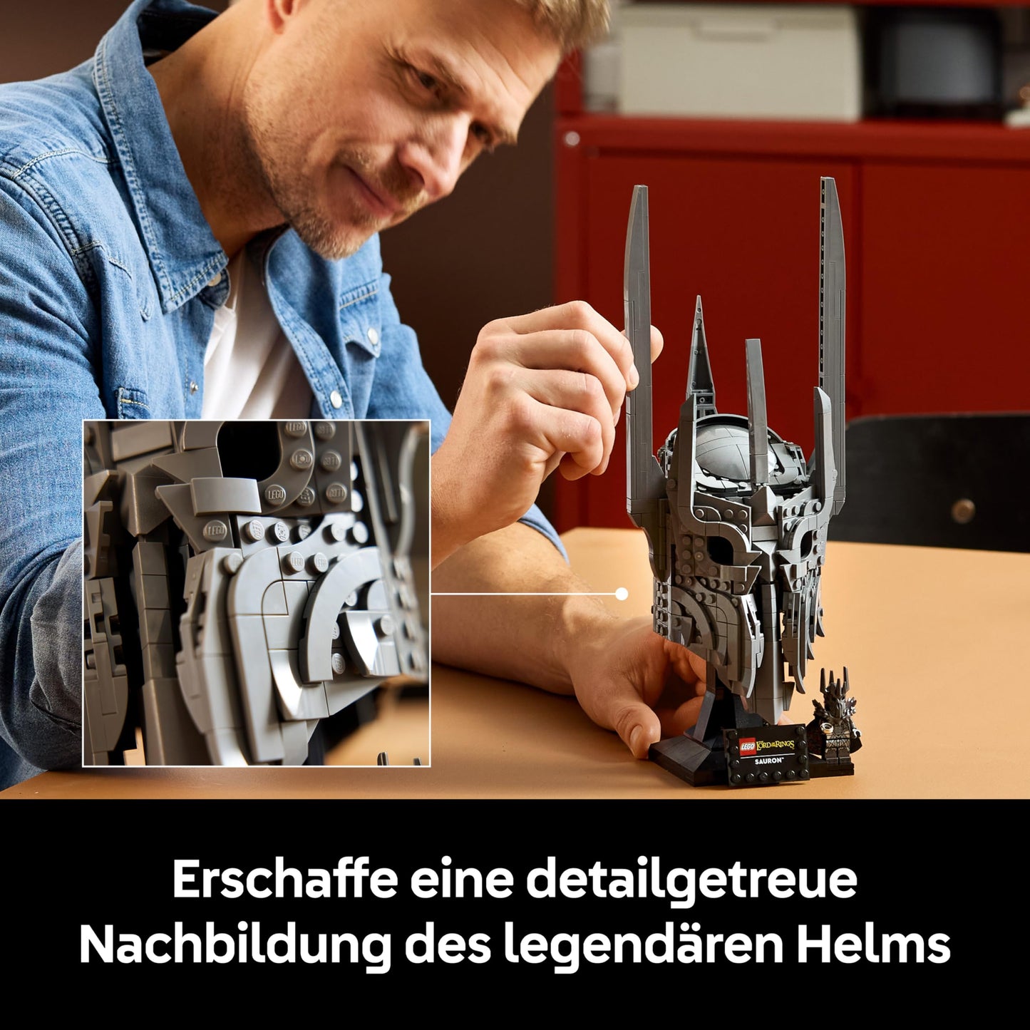 LEGO Icons 11373 The Lord of the Rings: Sauron's Helmet, building set