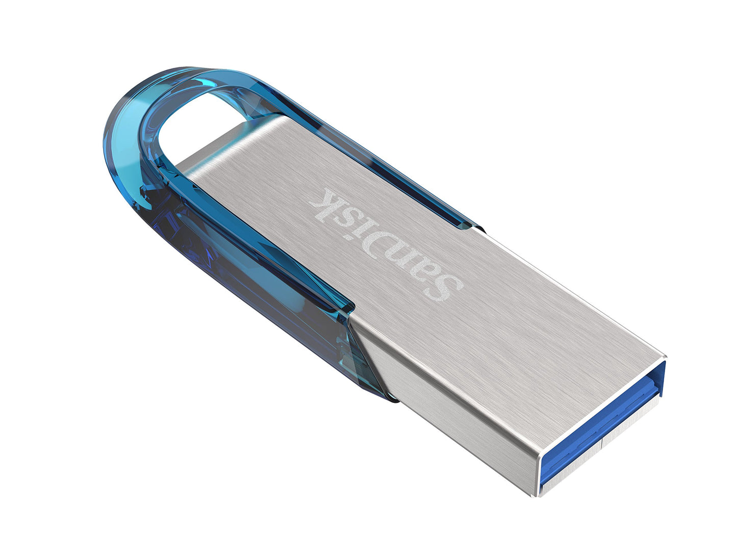 SanDisk Ultra Flair USB 3.0 Flash Drive 64GB (Rescue Pro Software, Password Protection, Rugged, Slim Metal Body, 150MB/s Transfer Speed) Blue (Pack of 2) - SDCZ73-064G-G46B