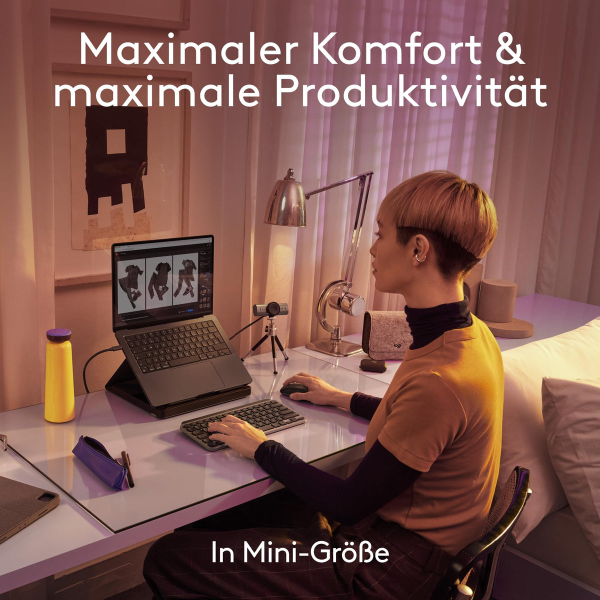 Logitech MX Keys Mini pentru Mac – tastatură wireless minimalistă - 920-012645