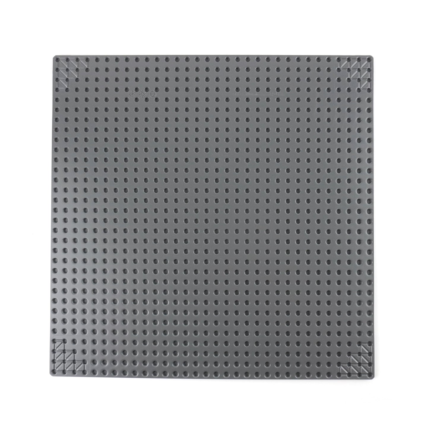 LEGO CITY 3811 building plate / base plate in dark gray, 32x32 studs (25.5 cm x 25.5 cm)