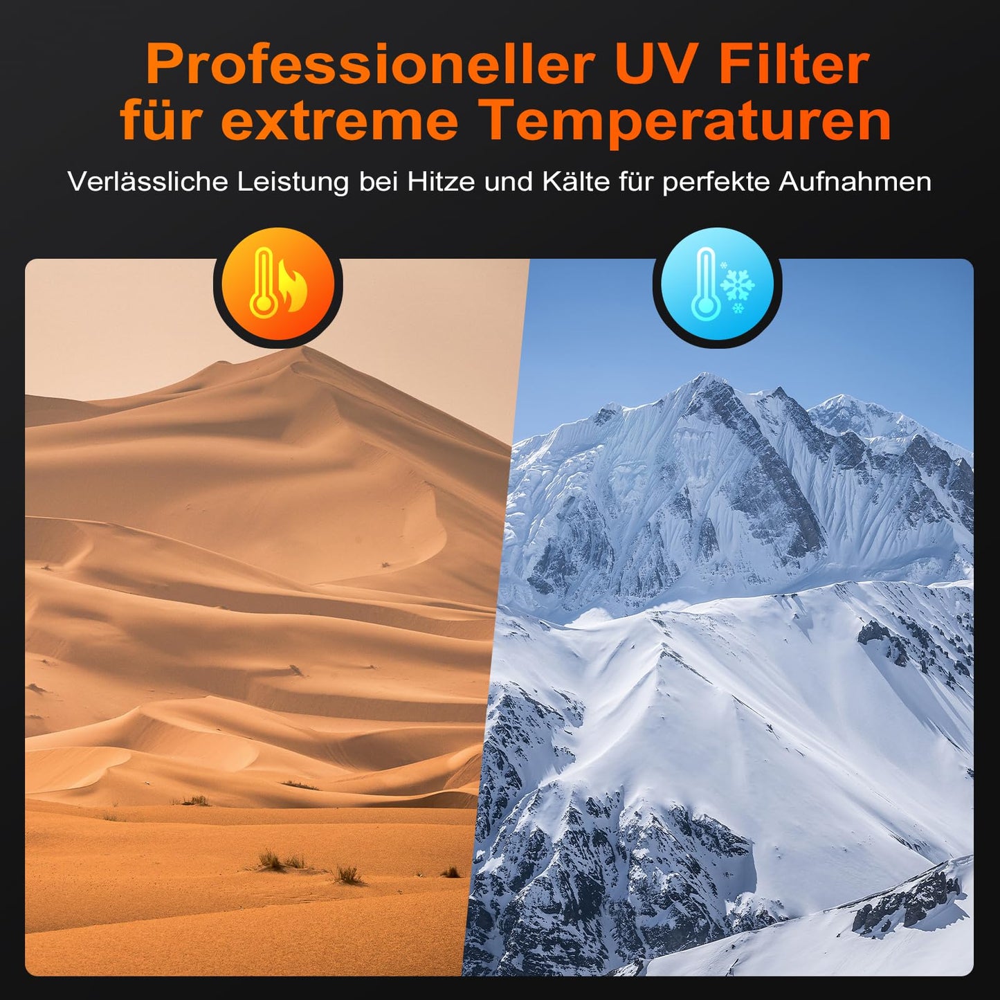Rollei F:X Pro Ultra round filter UV filter 72 mm protective filter ultraviolet filter 99.9% light transmission 36 layers special coating screw filter for 150 megapixel high-performance camera - 26840
