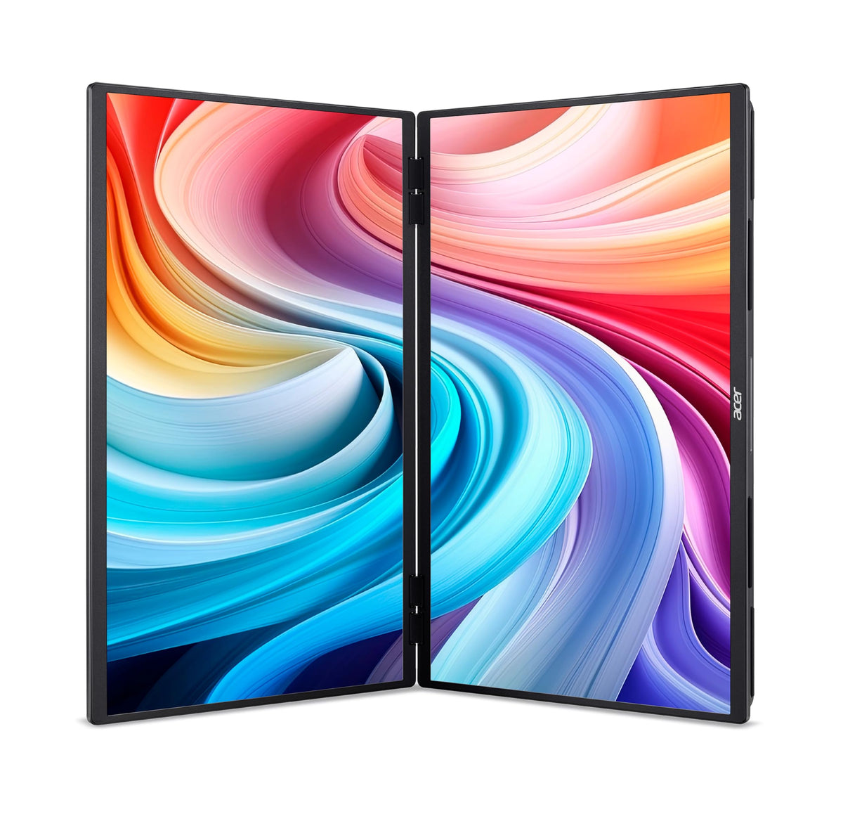 Acer PD243YEbmiuux Portable Monitor Black 60.5 cm [23.8] LCD 1920 x 1080 Pixels PD243YEBMIUUX 23.8IN - 1920X1080 DBL FL SCR HDMI USB-C - UM.QP3EE.E01