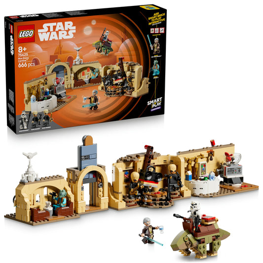 LEGO Star Wars 75425 SMART Play: Mos Eisley Cantina - Compatible interactive toy including 3 SMART tags and 2 minifigures - gift idea for boys and girls aged 8 and up & adult fans