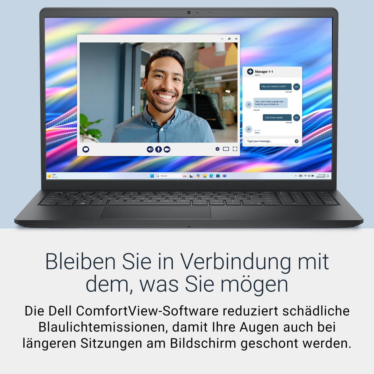 Dell 15 Laptop - Intel Core i5-1334U, 8GB RAM, 512GB SSD - DDC15250-5523BLK-PDE