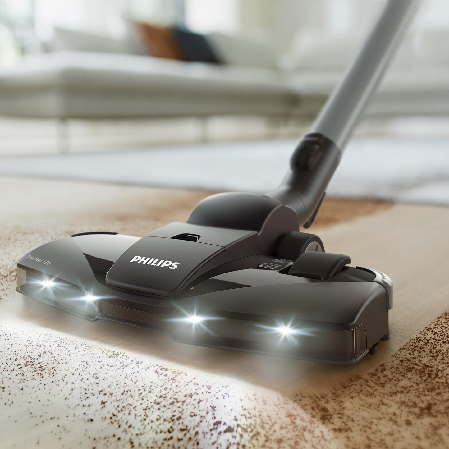 Philips PowerPro Expert 7000 Series (bagless vacuum cleaner, TriActive+ LED nozzle, allergy filter, 900 watts) high-gloss black - FC9747/09