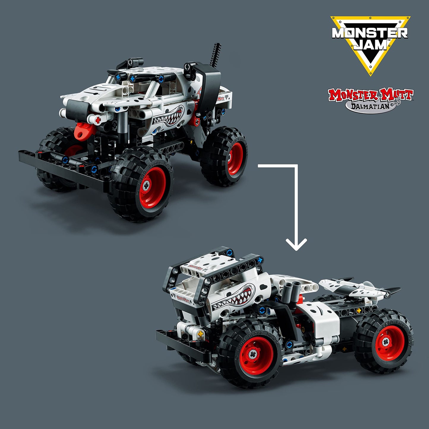 Lego Technic 42149 - Monster Jam Mutt Dalmatian Monster Truck (244 pieces) - 6420678