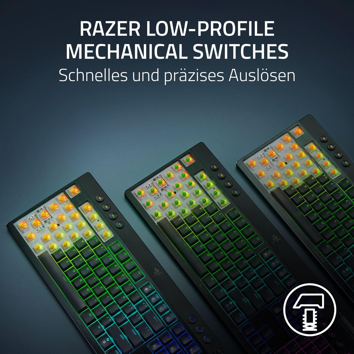 Razer BlackWidow V4 TKL HyperSpeed Low Profile (RZ03-05450700-R3M1)