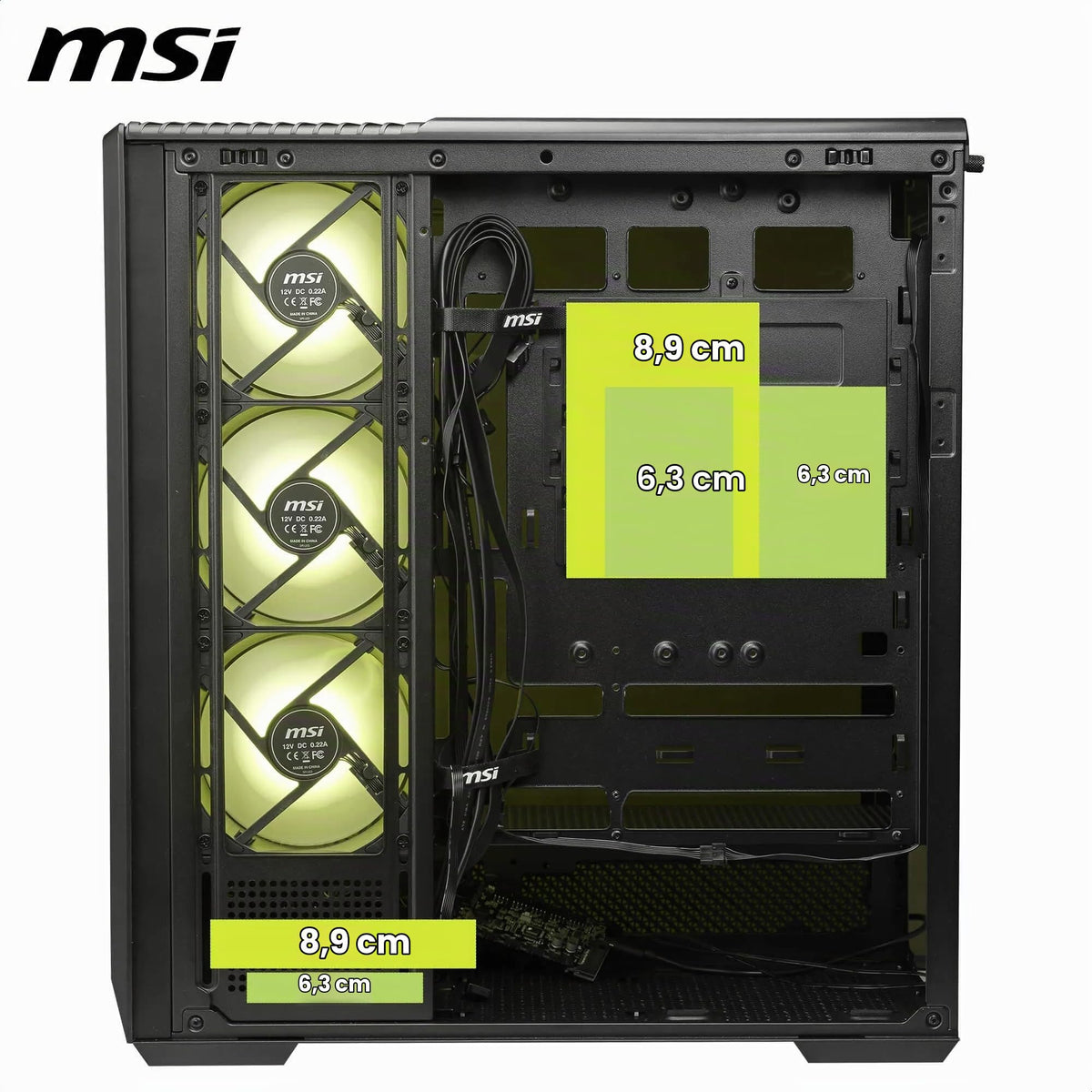 MSI MAG PANO 130R PZ – Carcasa de gaming Mid-Tower - 306-7G32R21-HH9