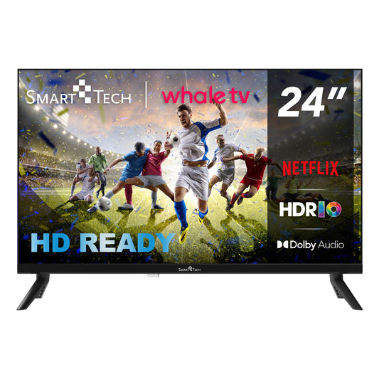 Smart Tech 24HH01V TV 24 inch Smart TV - HDR TV with HD resolution, Bluetooth and triple tuner, Whale TV (2026)