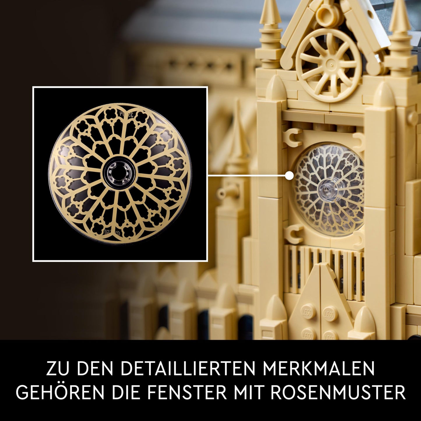 LEGO Architecture Notre-Dame de Paris, adult collectible, souvenir from France, gift for women, men, globetrotters and all history enthusiasts, architectural model building 21061