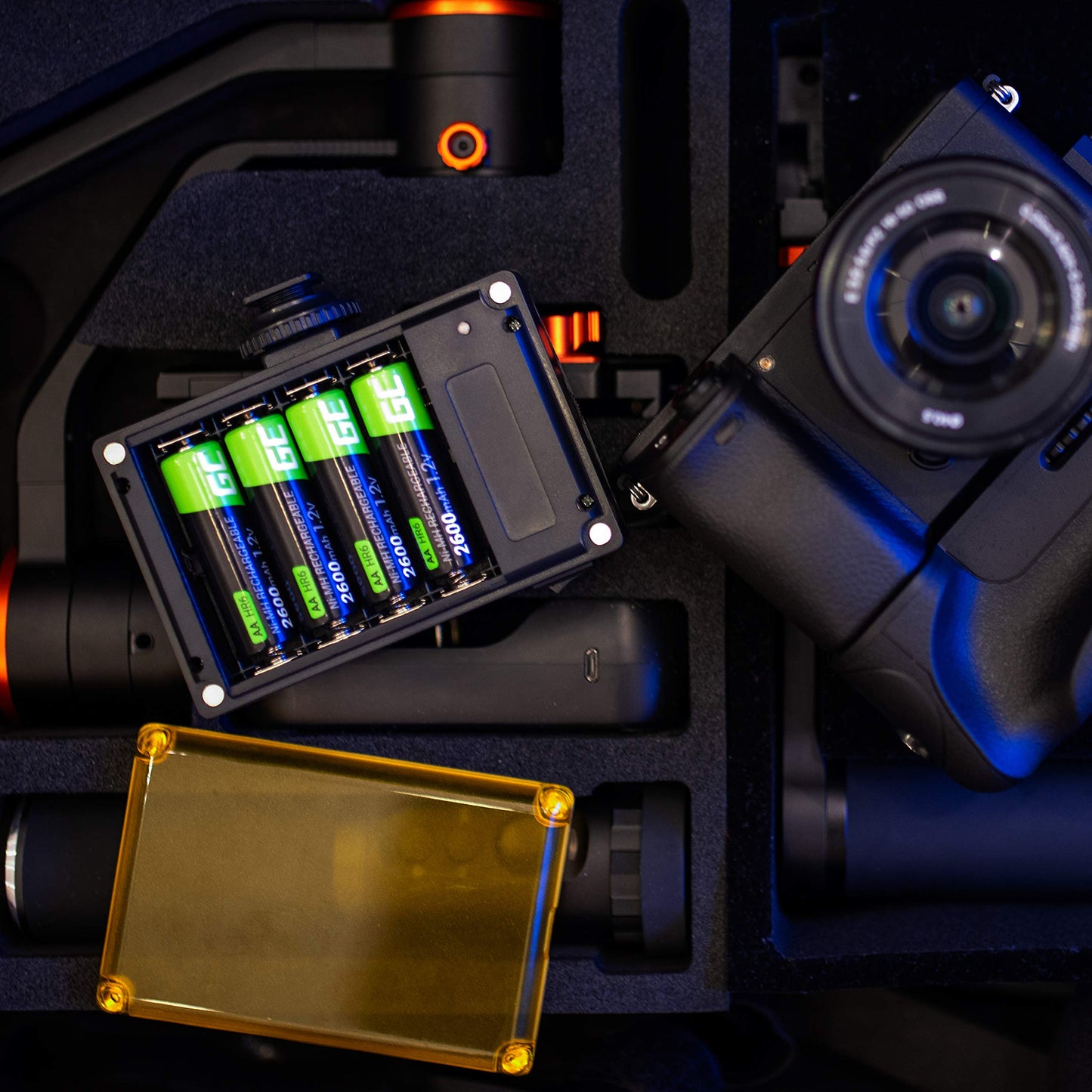GREEN CELL battery 2600 mAh 1.2V 8 pieces AA Mignon batteries, type NI-MH, 1.2v pre-charged, high capacity, reliable battery, long-lasting battery AA solutions - GR09