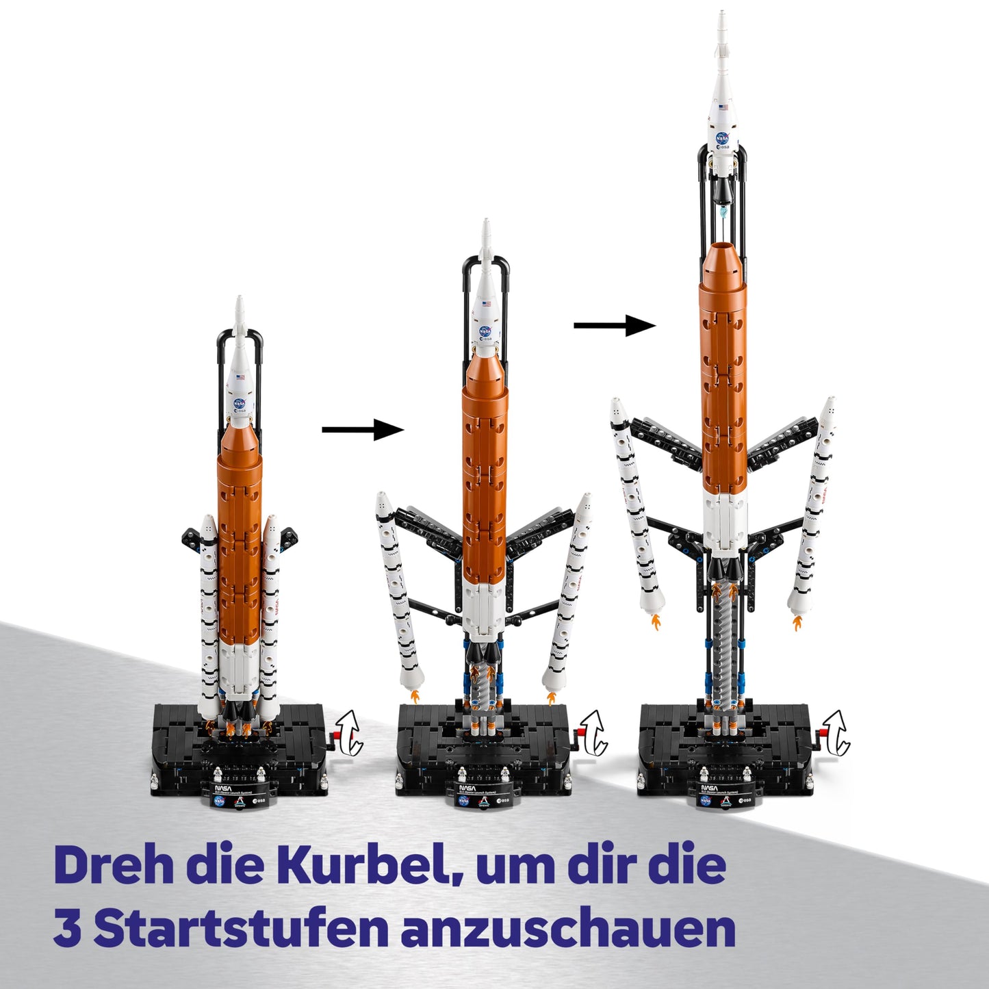 LEGO Technic NASA Artemis SLS heavy-duty rocket - children's rocket & spaceship toy - building model & model building construction toy for ages 9 and up - gift for boys and girls - 42221
