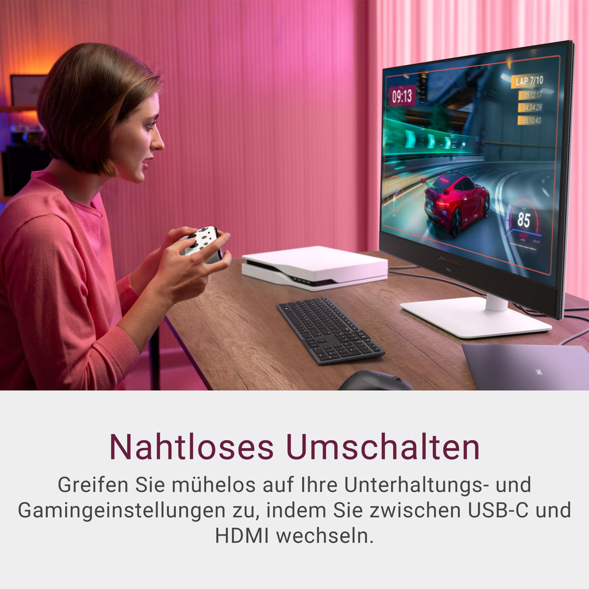 Dell 32 Plus Monitor - S3225QC, 4K UHD (3840x2160), 120Hz, QD OLED, 0.03ms