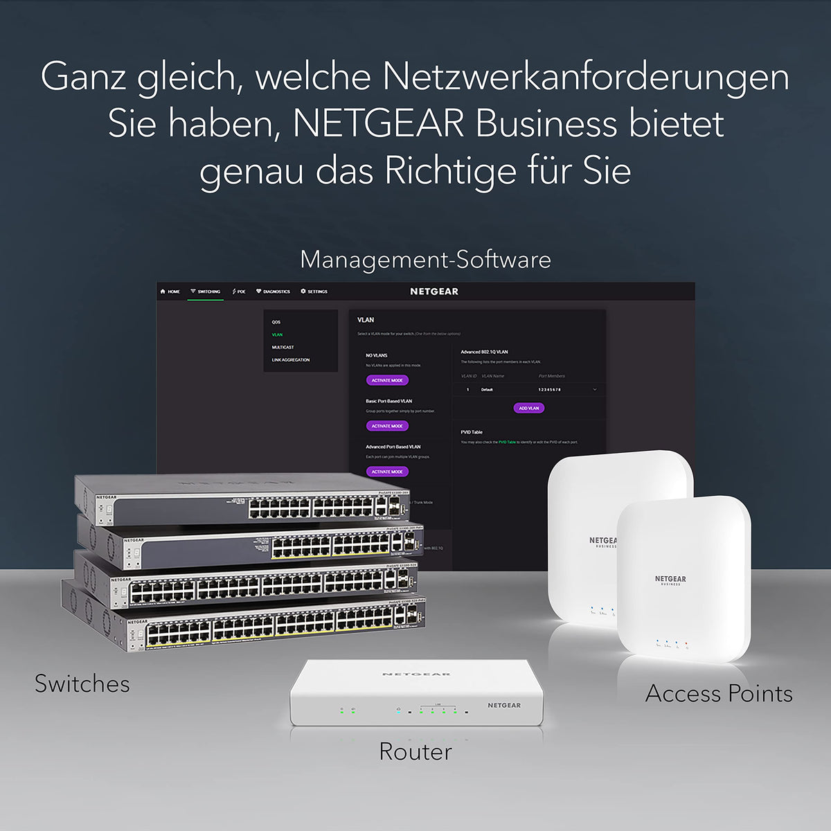 NETGEAR GS116PP Switch PoE 16 Port Gigabit Ethernet LAN cu 16x PoE+ 183W (Switch de rețea Plug-and-Play PoE 16 porturi, fără ventilator, montare în rack de 19 inci, garanție pe viață ProSAFE) - GS116PP-100EUS