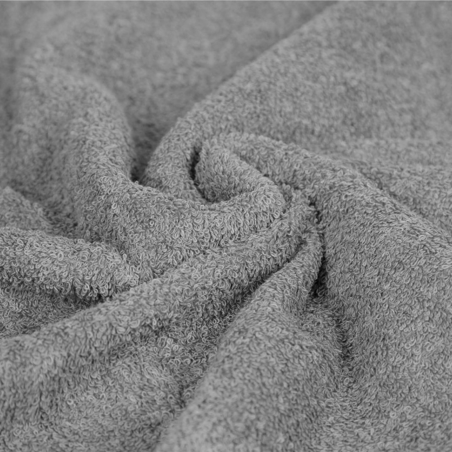 Amazon Basics Towel Set 6 Pieces 100% Cotton Fade Resistant Soft 2 Bath Towels + 2 Hand Towels + 2 Wash Cloths Gray - ABFR-6P-GY