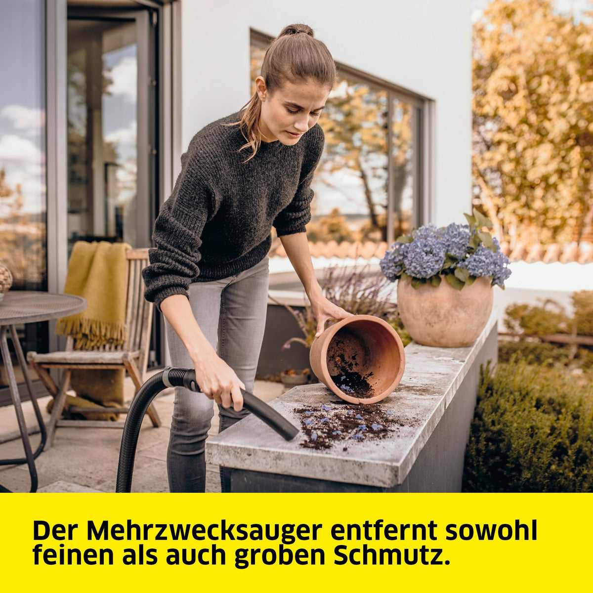 KÄRCHER Wet/Dry Vacuum Cleaner WD 3 V-17/4/20, Plastic Container: 17 l - 1.628-130.0
