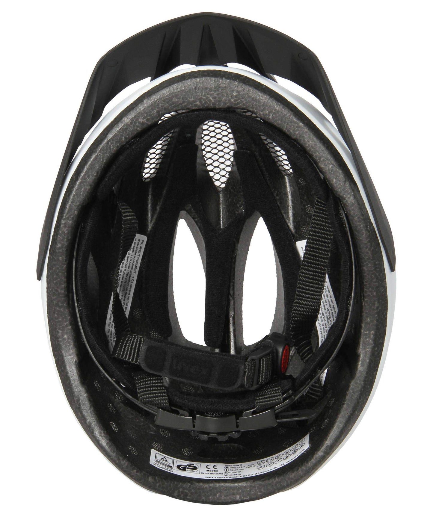 uvex viva 3 - lightweight all-round helmet for men and women - individual size adjustment - washable interior - matt white - 52-57 cm - S410984