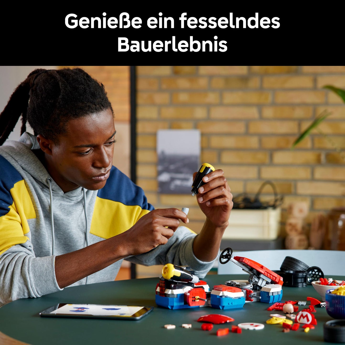 LEGO Super Mario: Mario Kart: Mario & Standard Kart - Nintendo figure and buildable car for gaming fans - model building for adult gamers and video game fans - 72037