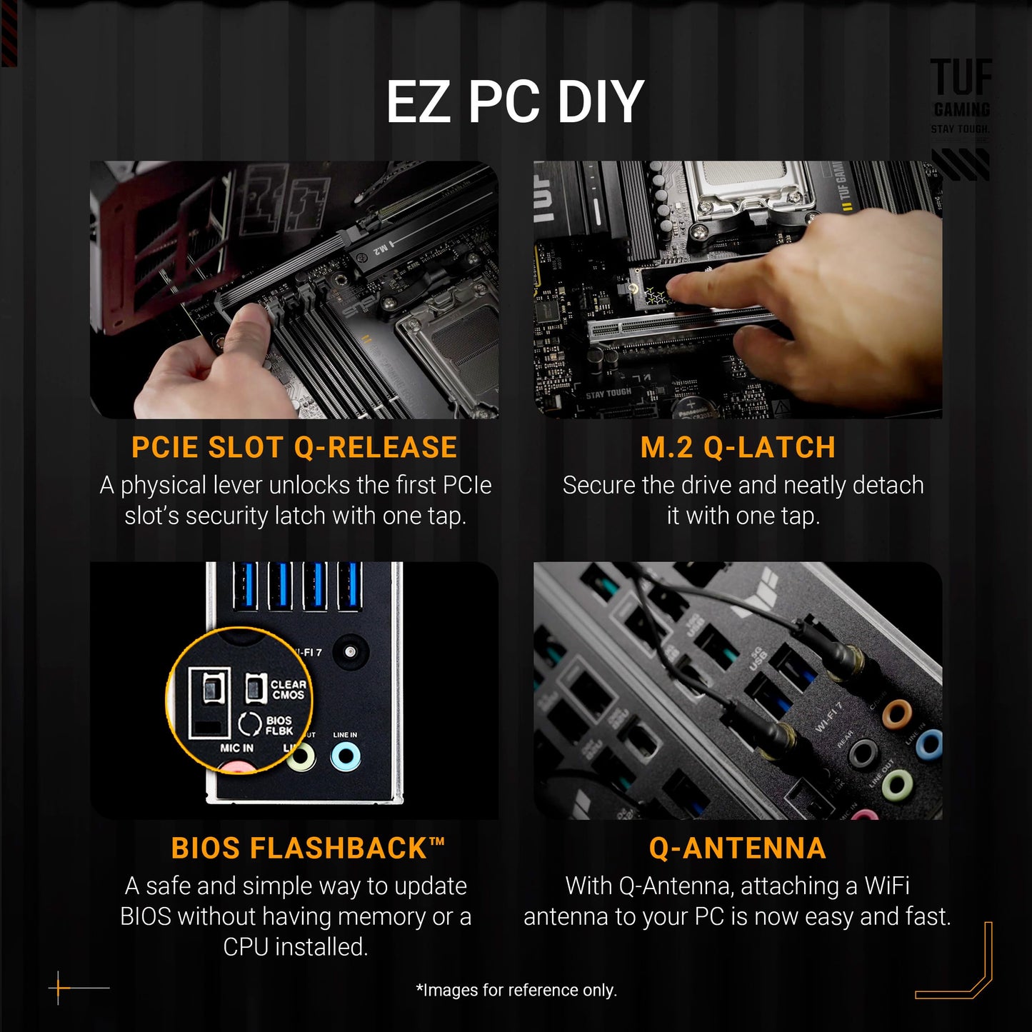 ASUS TUF Gaming B850M-PLUS WIFI7 motherboard socket AMD AM5 - 90MB1MU0-M0EAY0