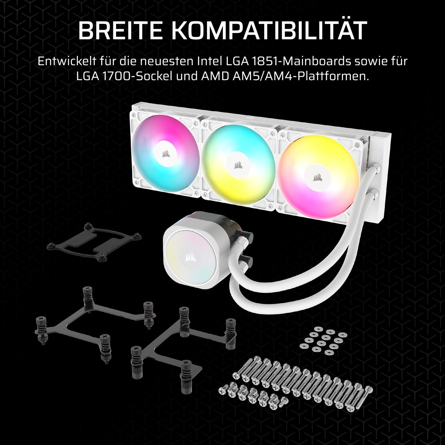 Corsair Nautilus 360 RS ARGB CPU Liquid Cooler - CW-9060095-WW