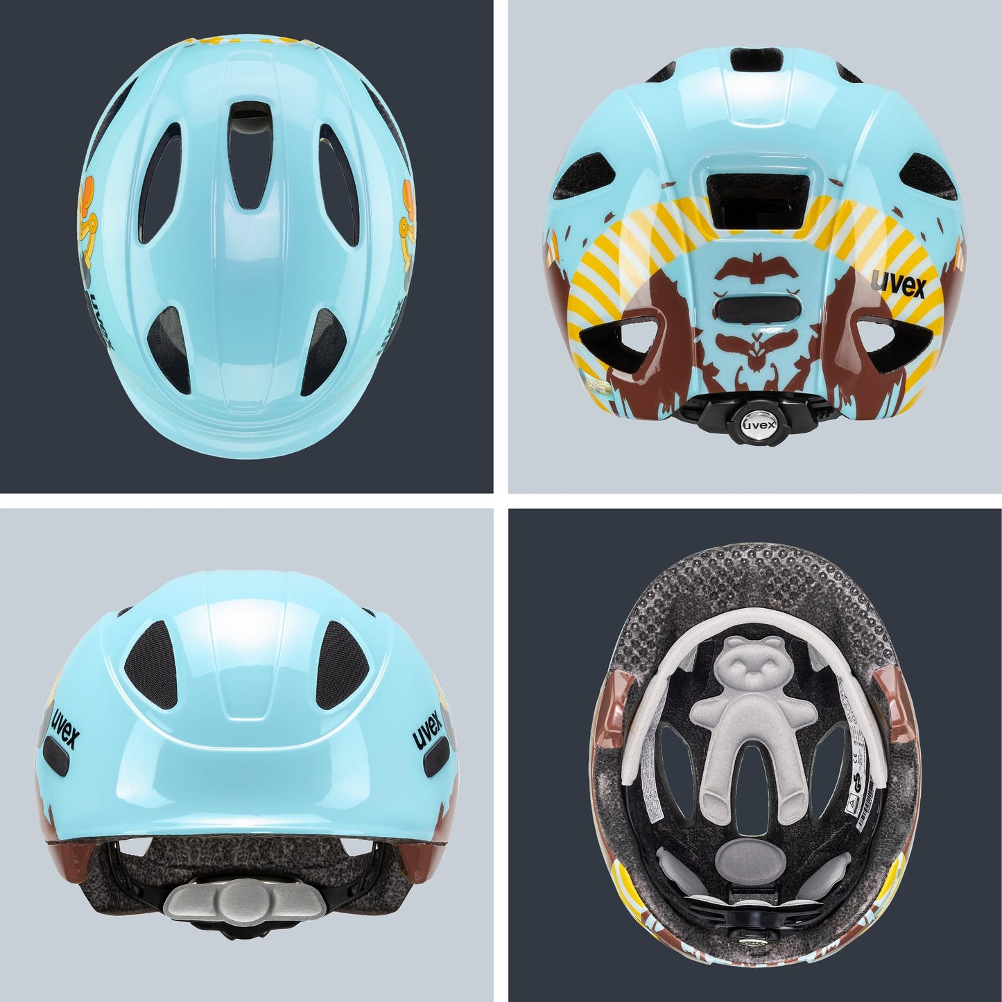 uvex OYO Style children's bicycle helmet, Digger Cloud, 45-50 cm - S4100470915