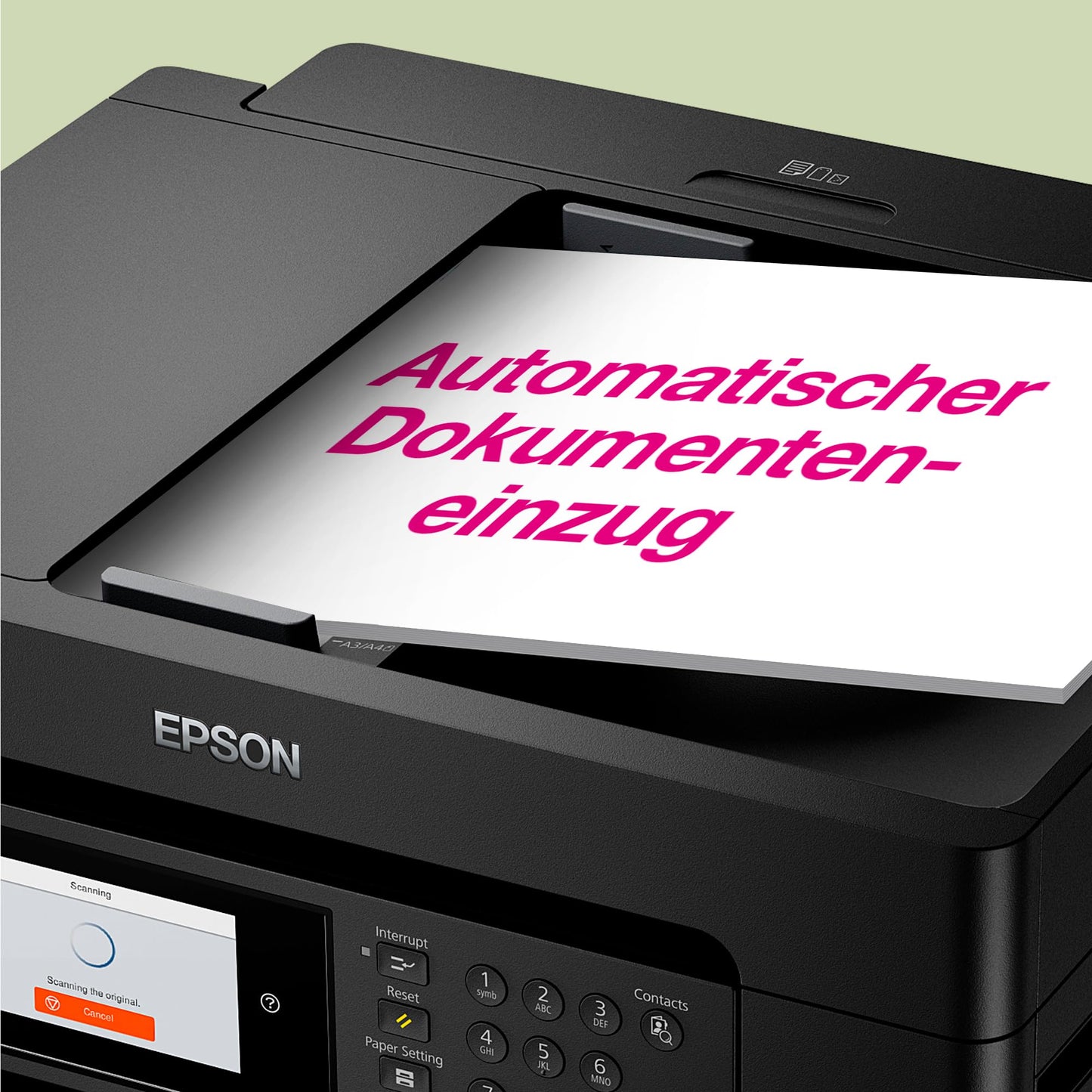 Epson Workforce WF-7840DTWF A3+ wireless multifunction inkjet printer including 3 months of free ink with ReadyPrint Flex subscription* - C11CH67402