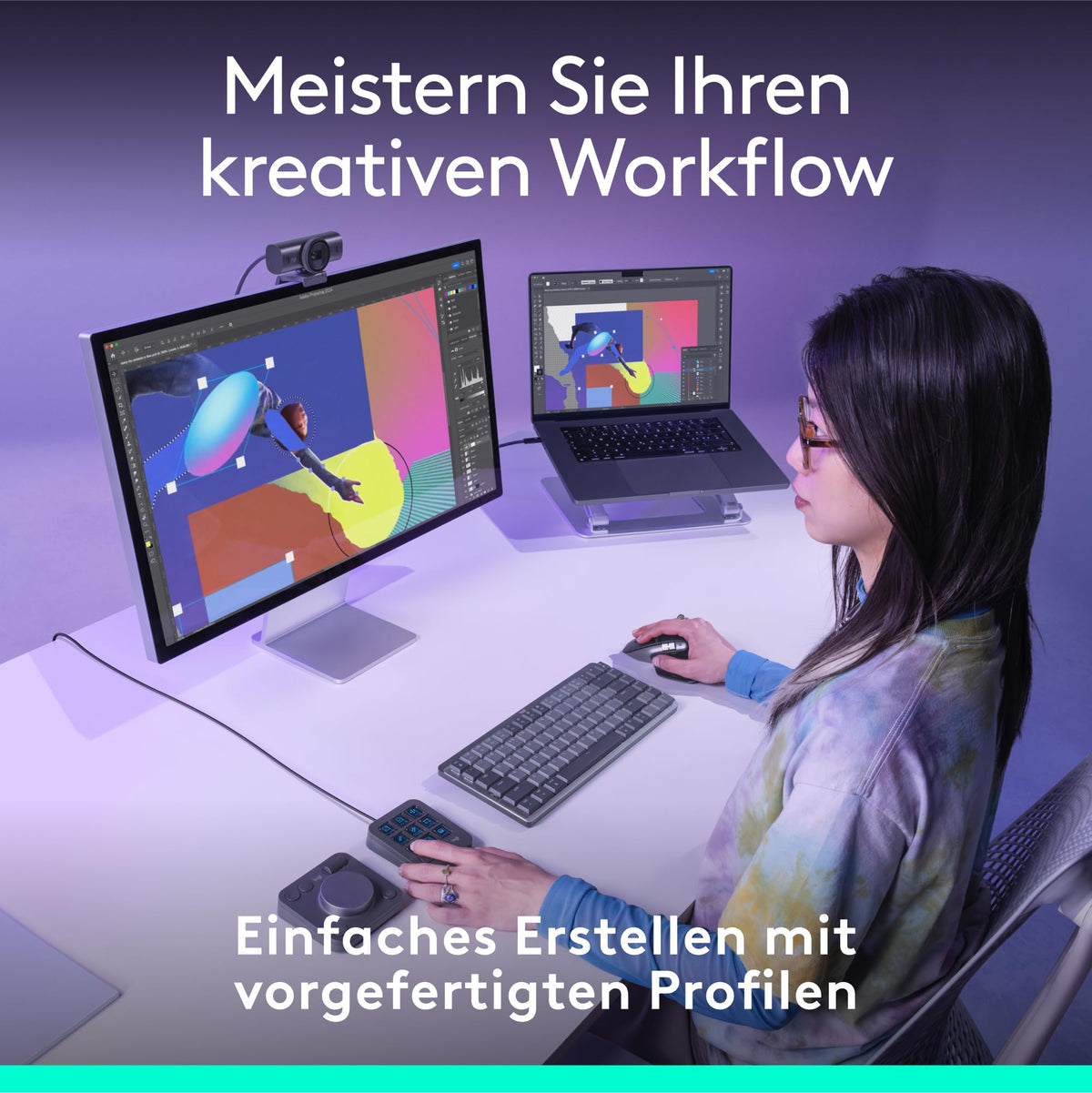 Logitech MX Creative Console, Programmable Keypad - 920-012931