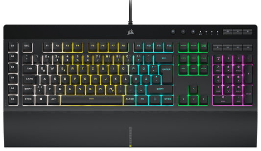 Corsair K55 RGB PRO wired gaming keyboard, black - CH-9226765-DE