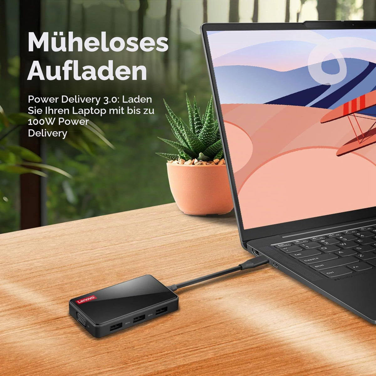 Lenovo 100 USB-C Travel Dock - GX91M73945