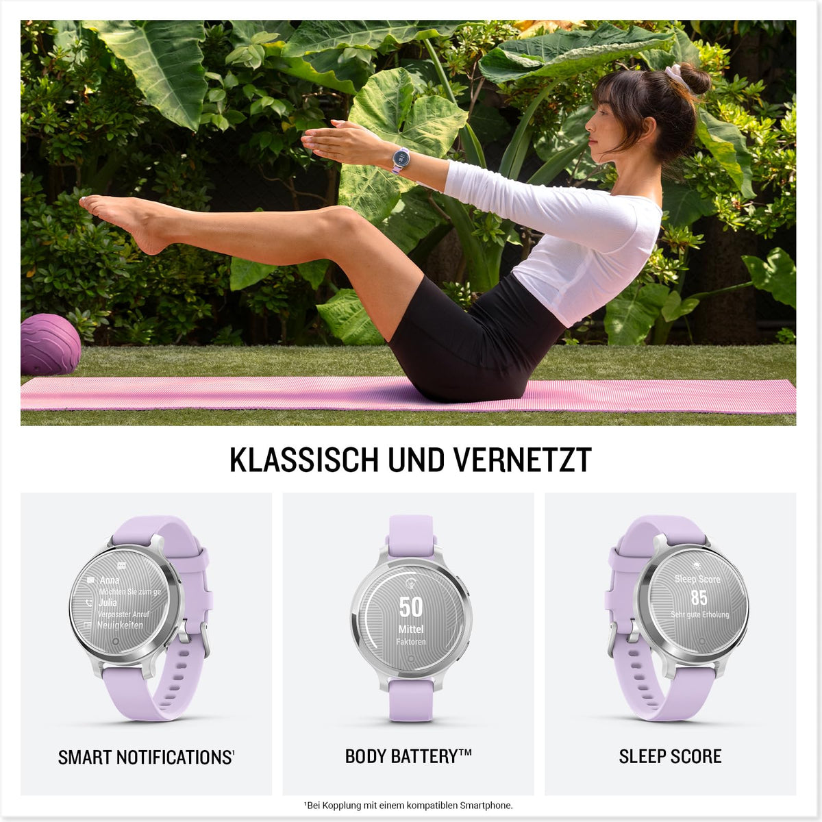 Garmin Lily 2 Active, 38 mm, GPS-Fashion-Smartwatch, Jaspisgrün - 010-02891-02