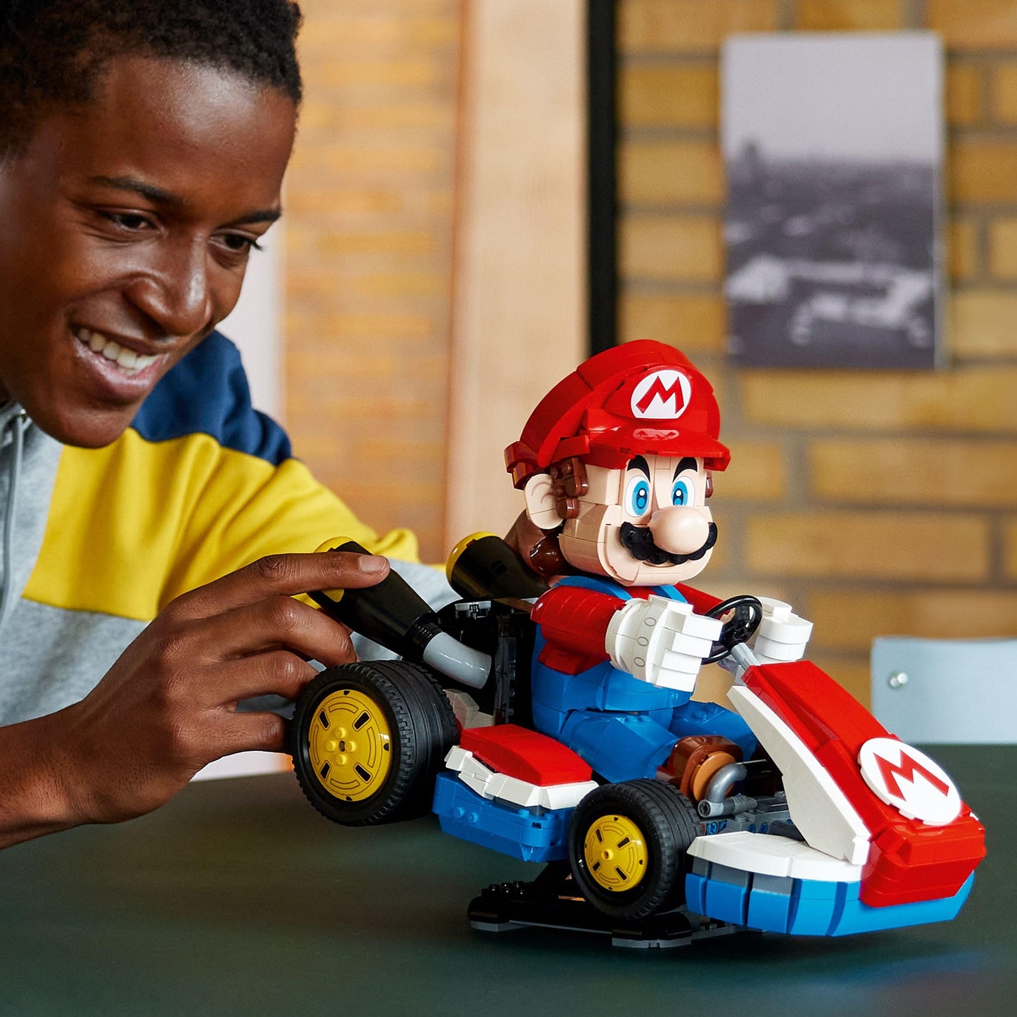 LEGO Super Mario: Mario Kart: Mario & Standard Kart - Nintendo figure and buildable car for gaming fans - model building for adult gamers and video game fans - 72037