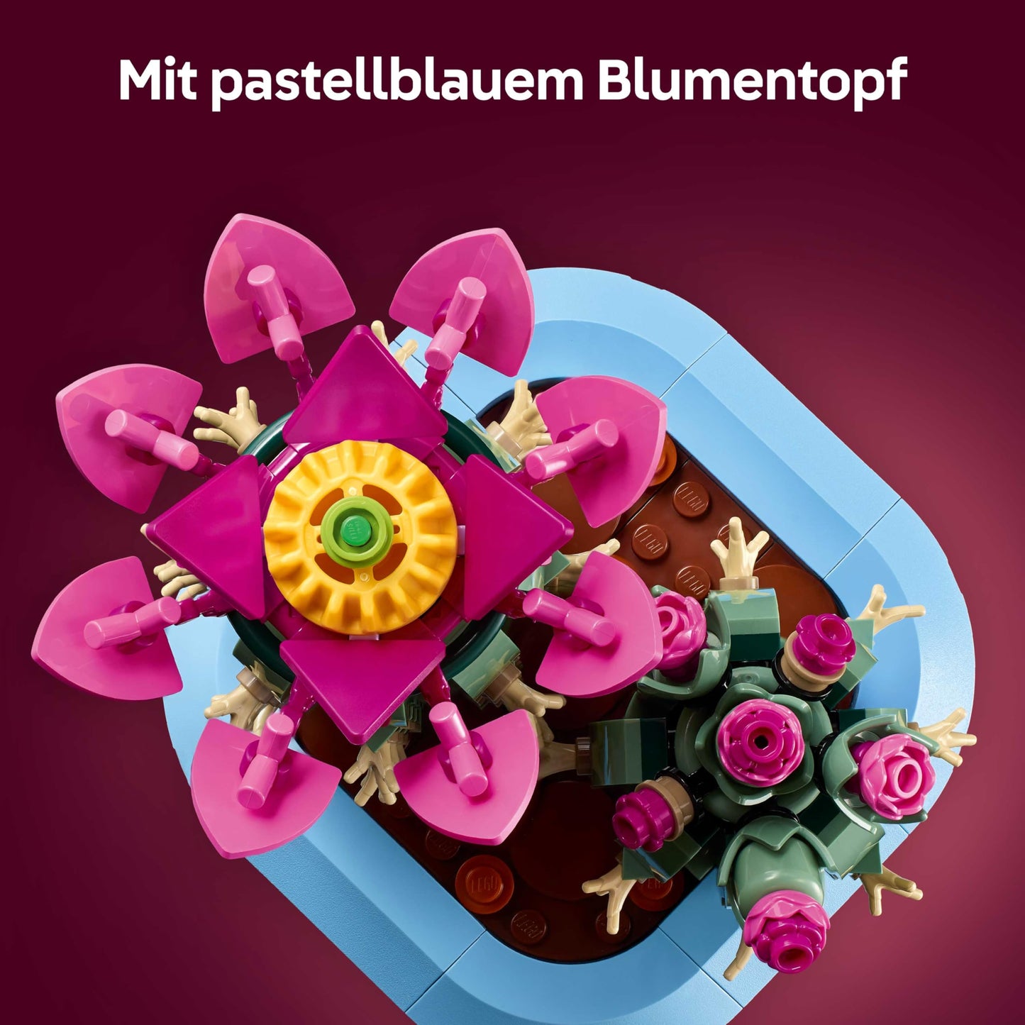LEGO Botanicals Blooming Cactus - Set with artificial plant with 2 cacti and artificial flowers - DIY decoration - birthday gift idea for girls aged 9 and up & adult plant lovers - 11509
