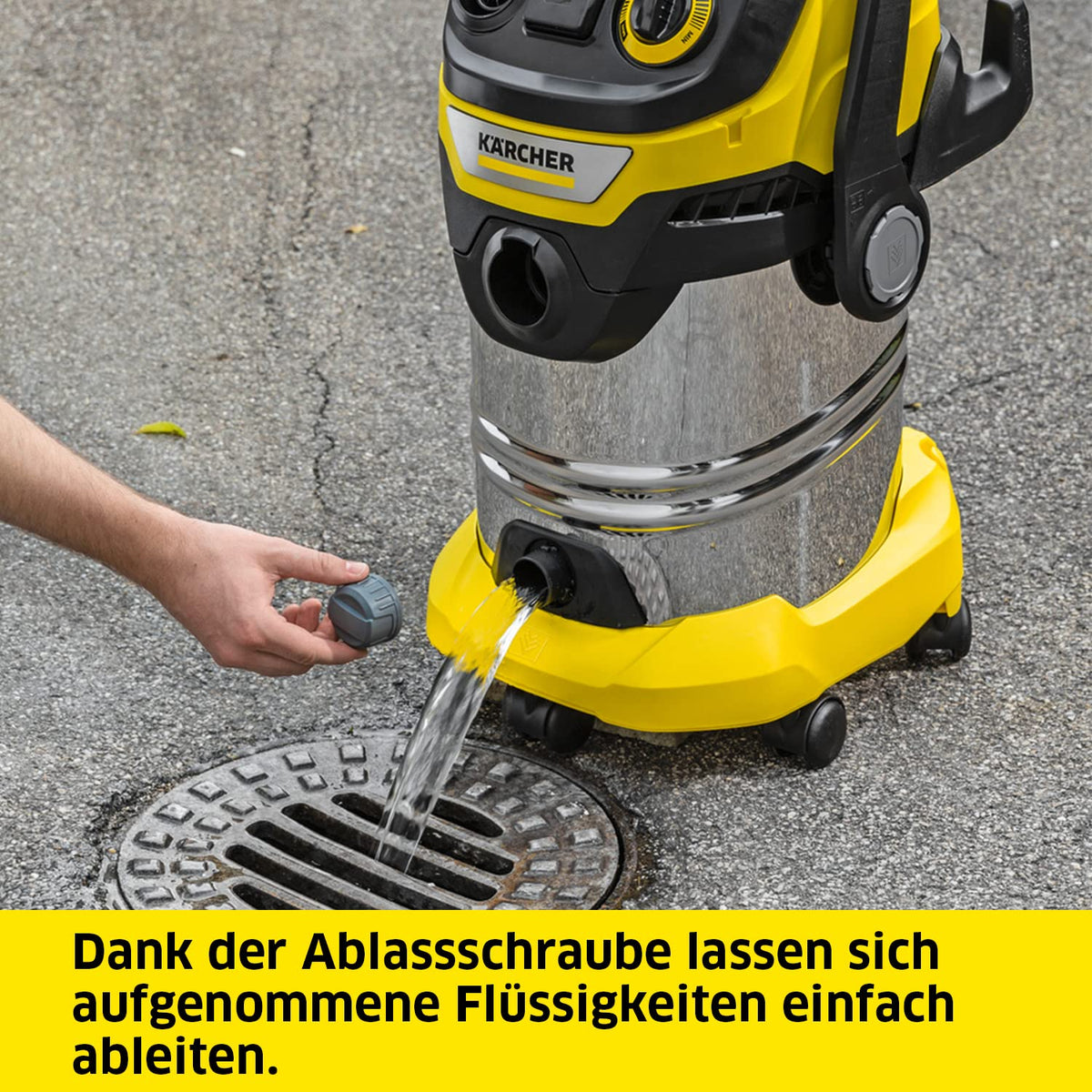KÄRCHER Wet/Dry Vacuum WD 6 P S V-30/8/35/T, for maximum reach - 1.628-381.0