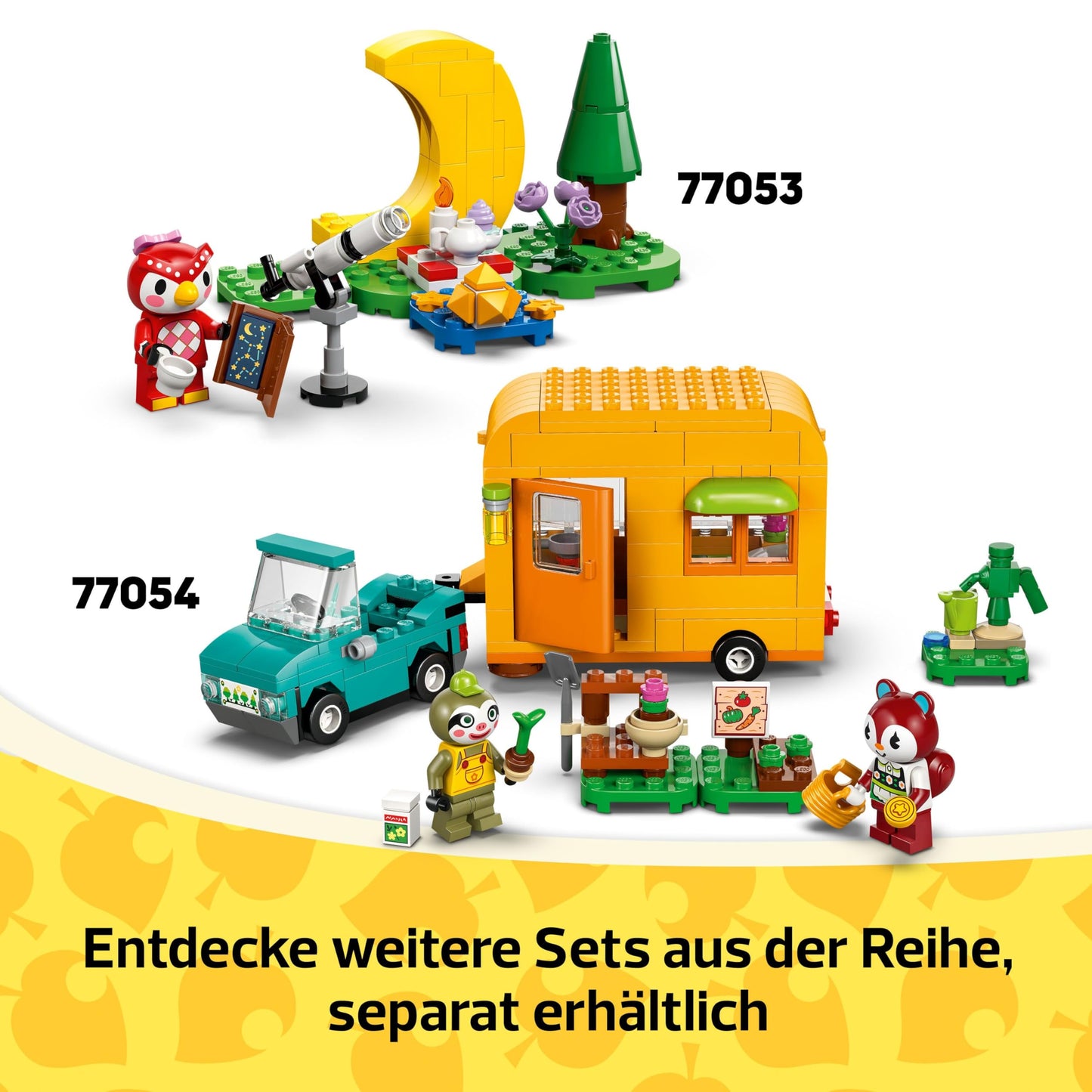 LEGO Animal Crossing The Tailor Sisters' Shop, building set for creative role play, gift for girls, boys and video game fans aged 6 and over, adventure playset 77055