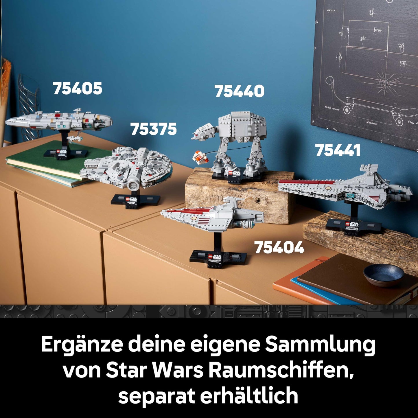 LEGO Star Wars 75441 Venator Class Attack Cruiser - Republic Warship Model Building Set for Adults - Living Room & Shelf Decoration - Gift for Revenge of the Sith Fans