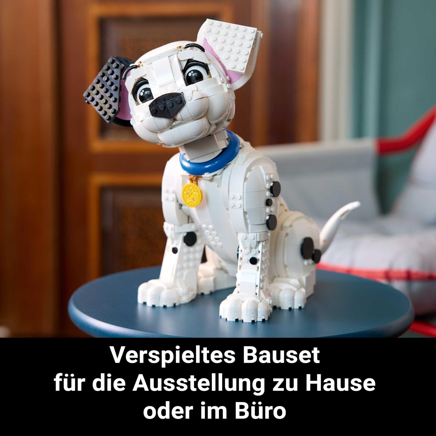 LEGO ǀ Disney Puppy from 101 Dalmatians - Individually designed building set for adults - Convertible into 6 cute dogs with rotating head and tail - DIY decoration - Gift idea for fans - 43269